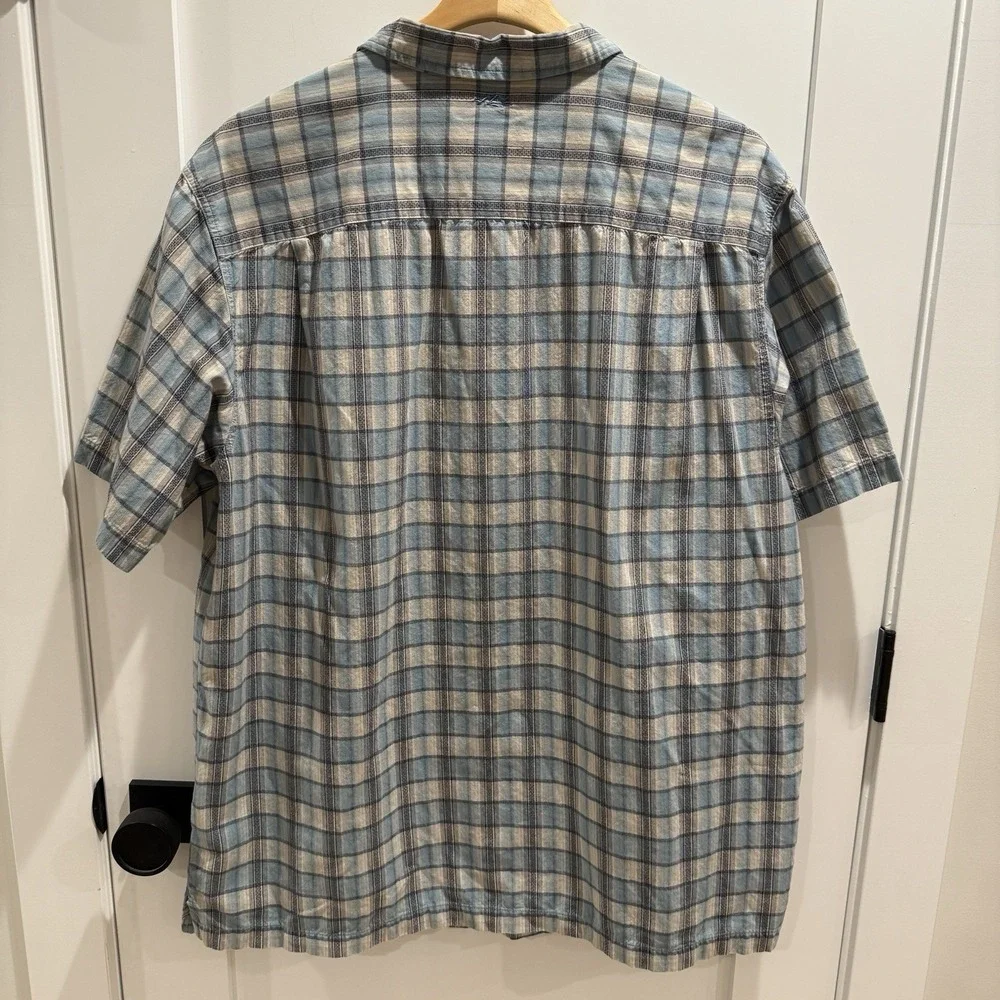 Columbia Short Sleeve Button Down Shirt‎ Mens XXL 2XL Hiking Travel Fishing